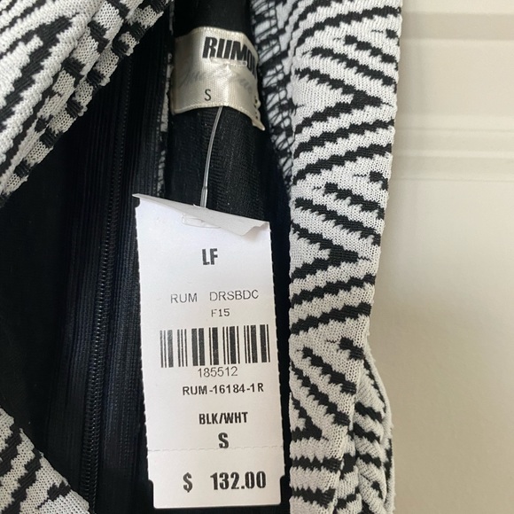 Black and white LF bodycon dress - Picture 4 of 5